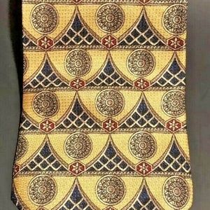 JOS. A. BANK MENS NECKTIE  SILK YELLOW TIE